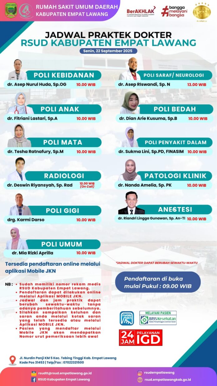 Jadwal Dokter